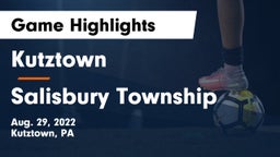 Kutztown  vs Salisbury Township  Game Highlights - Aug. 29, 2022