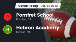 Recap: Pomfret School vs. Hebron Academy  2023