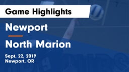 Newport  vs North Marion  Game Highlights - Sept. 22, 2019