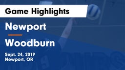 Newport  vs Woodburn  Game Highlights - Sept. 24, 2019