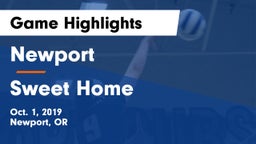 Newport  vs Sweet Home  Game Highlights - Oct. 1, 2019