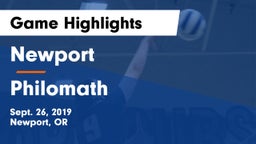 Newport  vs Philomath  Game Highlights - Sept. 26, 2019