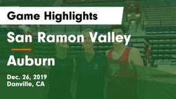 San Ramon Valley  vs Auburn  Game Highlights - Dec. 26, 2019