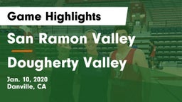 San Ramon Valley  vs Dougherty Valley  Game Highlights - Jan. 10, 2020