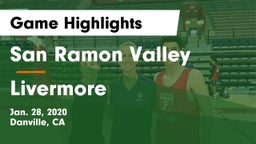 San Ramon Valley  vs Livermore  Game Highlights - Jan. 28, 2020