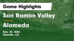 San Ramon Valley  vs Alameda  Game Highlights - Feb. 25, 2020