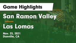 San Ramon Valley  vs Las Lomas  Game Highlights - Nov. 23, 2021