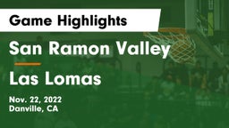 San Ramon Valley  vs Las Lomas  Game Highlights - Nov. 22, 2022