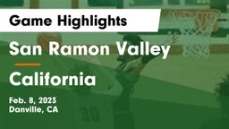 San Ramon Valley  vs California  Game Highlights - Feb. 8, 2023