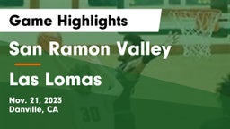 San Ramon Valley  vs Las Lomas  Game Highlights - Nov. 21, 2023