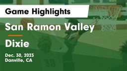 San Ramon Valley  vs Dixie  Game Highlights - Dec. 30, 2023
