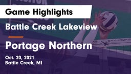 Battle Creek Lakeview  vs Portage Northern  Game Highlights - Oct. 20, 2021