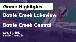 Battle Creek Lakeview  vs Battle Creek Central  Game Highlights - Aug. 31, 2022