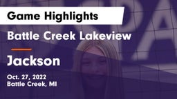 Battle Creek Lakeview  vs Jackson  Game Highlights - Oct. 27, 2022