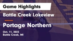 Battle Creek Lakeview  vs Portage Northern  Game Highlights - Oct. 11, 2023