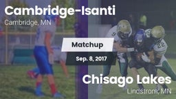 Matchup: Cambridge-Isanti vs. Chisago Lakes  2017