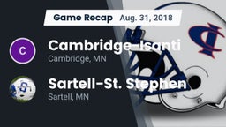 Recap: Cambridge-Isanti  vs. Sartell-St. Stephen  2018