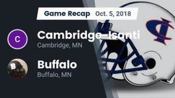 Recap: Cambridge-Isanti  vs. Buffalo  2018