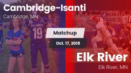 Matchup: Cambridge-Isanti vs. Elk River  2018