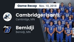 Recap: Cambridge-Isanti  vs. Bemidji  2018