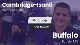 Matchup: Cambridge-Isanti vs. Buffalo  2019
