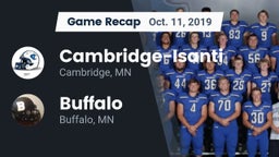 Recap: Cambridge-Isanti  vs. Buffalo  2019