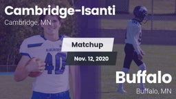 Matchup: Cambridge-Isanti vs. Buffalo  2020