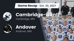 Recap: Cambridge-Isanti  vs. Andover  2021