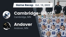 Recap: Cambridge-Isanti  vs. Andover  2022