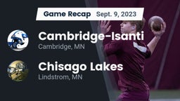 Recap: Cambridge-Isanti  vs. Chisago Lakes  2023