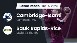 Recap: Cambridge-Isanti  vs. Sauk Rapids-Rice  2023