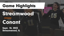 Streamwood  vs Conant  Game Highlights - Sept. 18, 2023