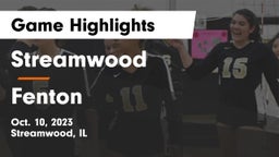 Streamwood  vs Fenton  Game Highlights - Oct. 10, 2023