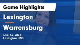 Lexington  vs Warrensburg  Game Highlights - Jan. 13, 2021