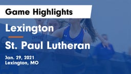 Lexington  vs St. Paul Lutheran  Game Highlights - Jan. 29, 2021