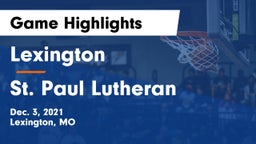 Lexington  vs St. Paul Lutheran  Game Highlights - Dec. 3, 2021