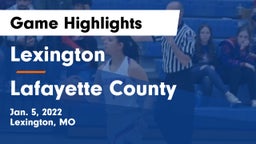 Lexington  vs Lafayette County  Game Highlights - Jan. 5, 2022