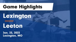 Lexington  vs Leeton  Game Highlights - Jan. 23, 2023