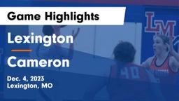 Lexington  vs Cameron Game Highlights - Dec. 4, 2023