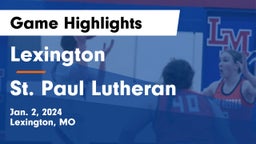 Lexington  vs St. Paul Lutheran  Game Highlights - Jan. 2, 2024