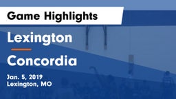 Lexington  vs Concordia  Game Highlights - Jan. 5, 2019