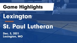 Lexington  vs St. Paul Lutheran Game Highlights - Dec. 3, 2021