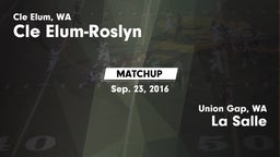 Matchup: Cle Elum-Roslyn vs. La Salle  2016