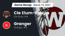 Recap: Cle Elum-Roslyn  vs. Granger  2021