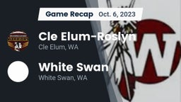 Recap: Cle Elum-Roslyn  vs. White Swan  2023