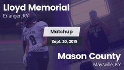 Matchup: Lloyd Memorial vs. Mason County  2019