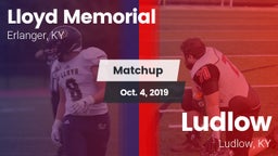 Matchup: Lloyd Memorial vs. Ludlow  2019
