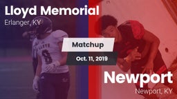 Matchup: Lloyd Memorial vs. Newport  2019