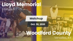 Matchup: Lloyd Memorial vs. Woodford County  2020