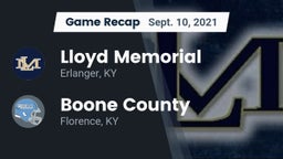 Recap: Lloyd Memorial  vs. Boone County  2021